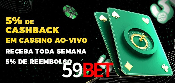 Promoções do cassino ao Vivo 59Bet